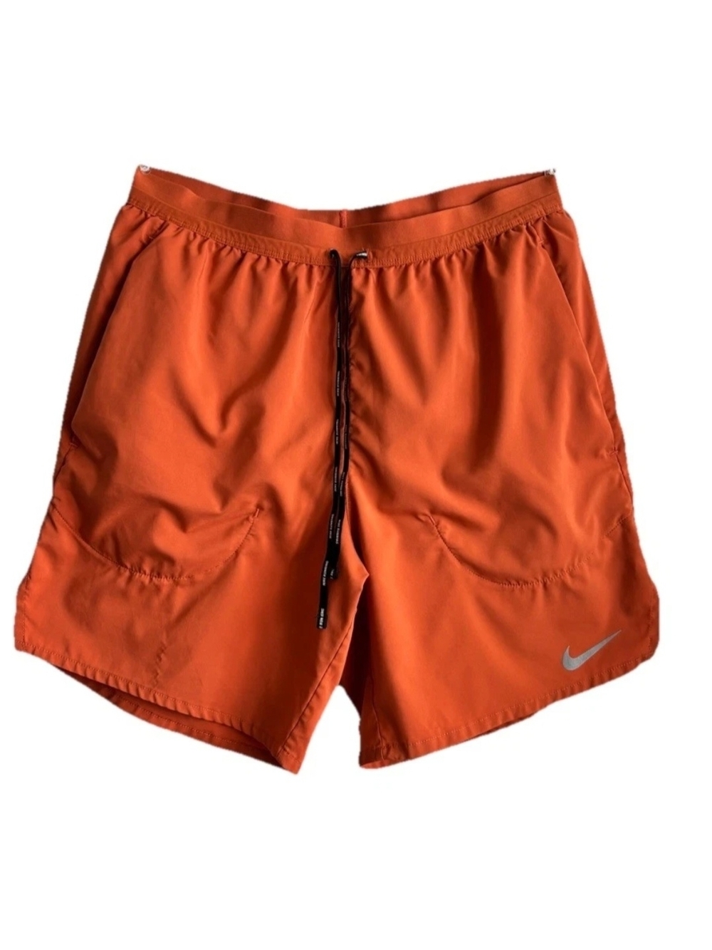 Nike Dri-FIT Running Shorts Orange Size S Athletic Lightweight Lined Active